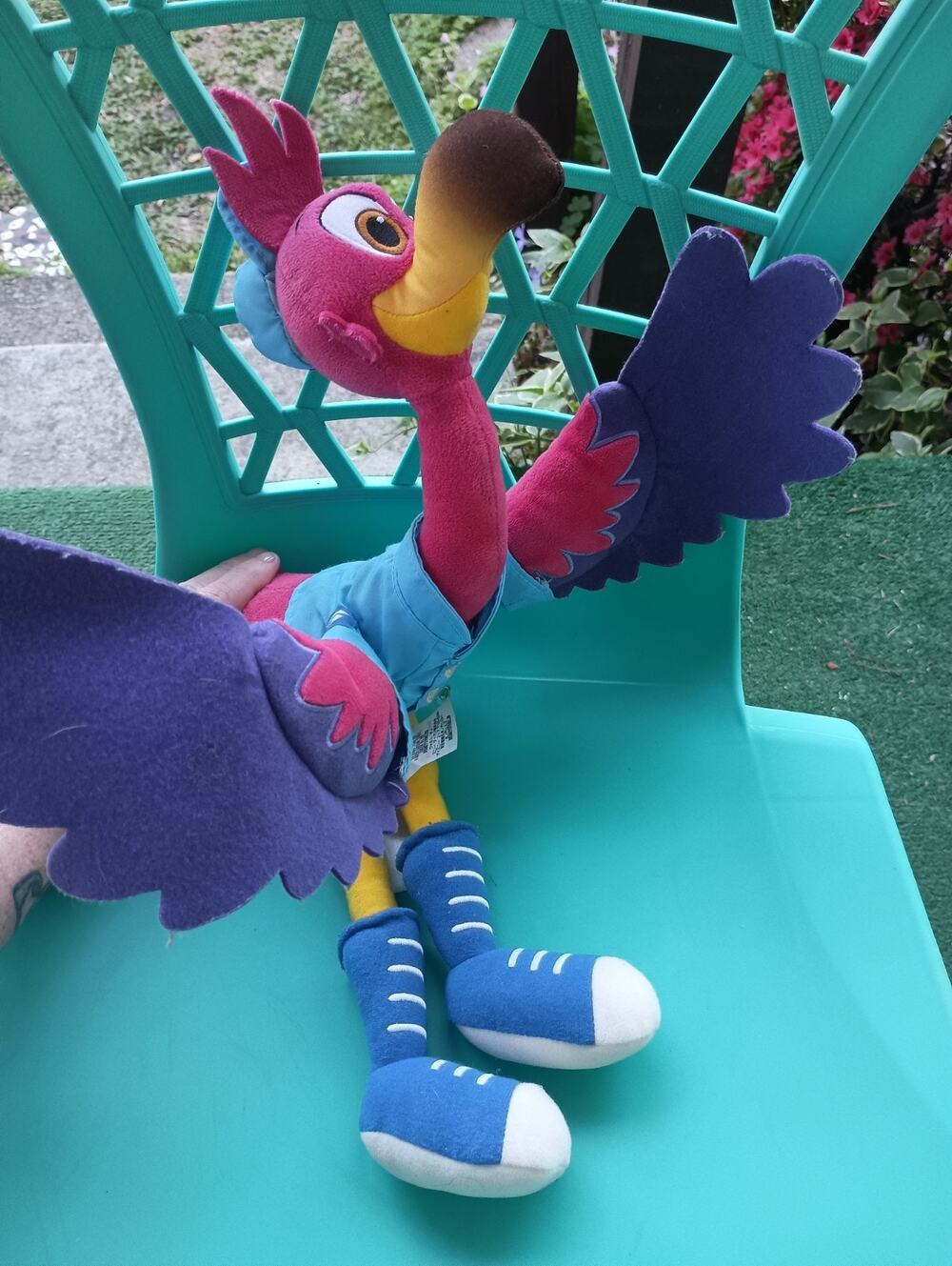 Disney Jr Junior T.O.T.S. Freddy 18" Plush Flamingo Animal Bird Stuffed Toy